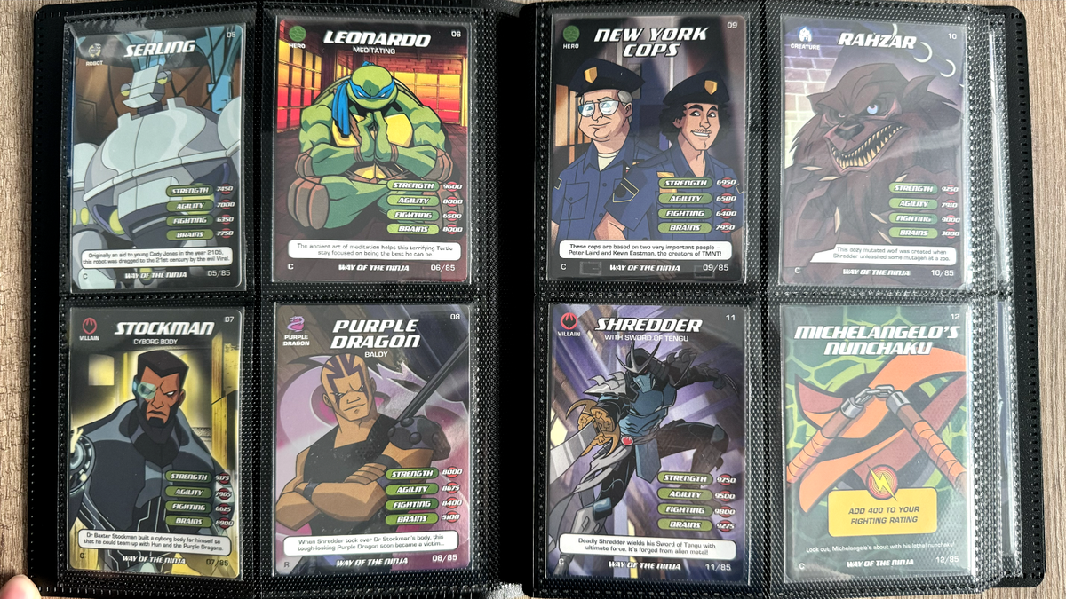 COMPLETE TEENAGE MUTANT NINJA TURTLES WAY OF NINJA CARDS