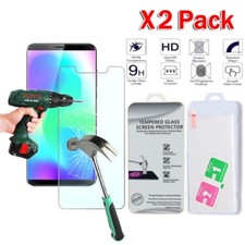 2 Pack Tempered Glass Screen Protector Cover For Cubot J3/J5/J7/P20/R15/X18/X19