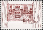Vintage placemat THE FIRESIDE restaurant colonial house White Plains New York — photo 2