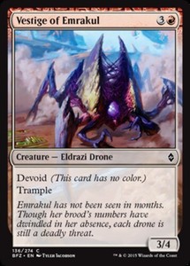 Vestige of Emrakul x4 - Battle for Zendikar - NM-Mint, English - Battle for Zend