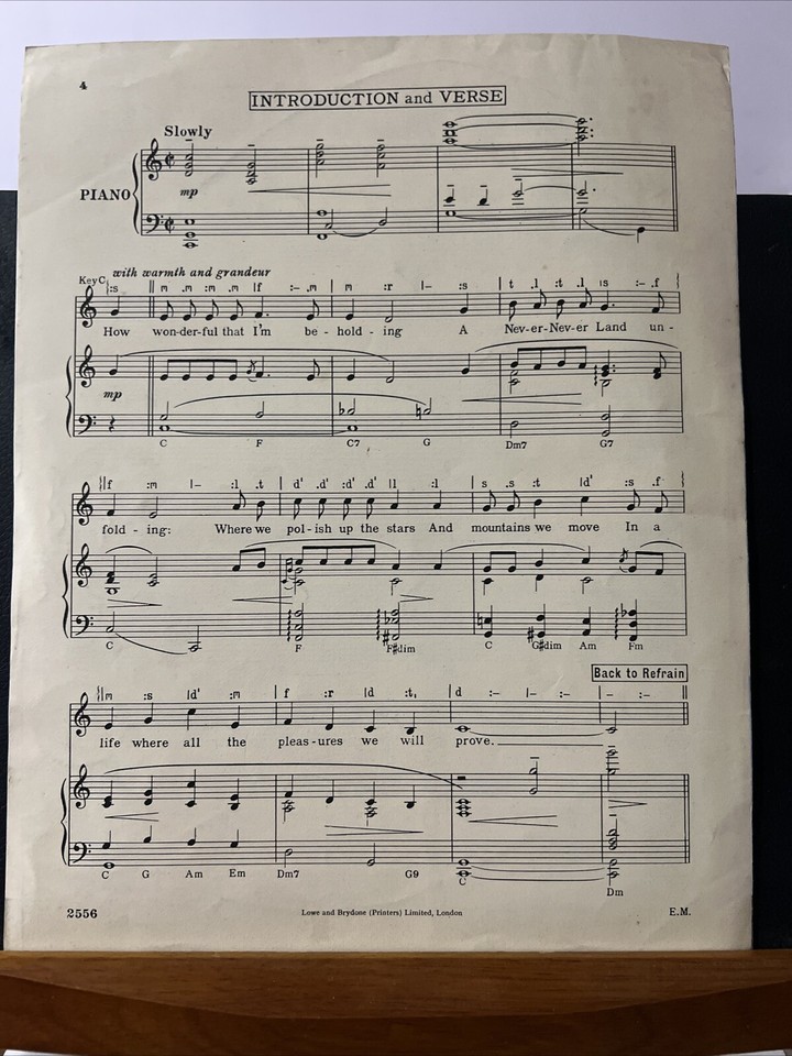 A Star Is Born Sheet Music "It's A New World" Judy Garland Rare eBay