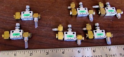 Lot of 6 CKD SC-M5-S Pneumatic Speed Control Valves Miniature Air
