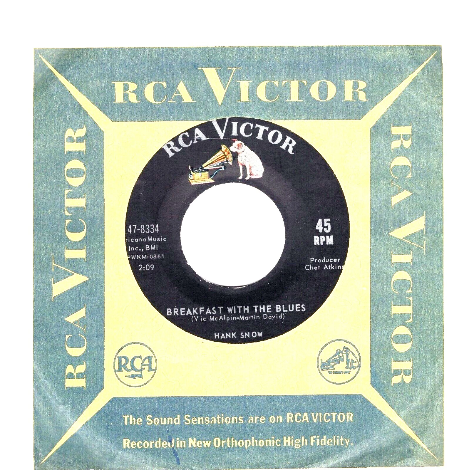 Traditional Country 45 RPM Speed Vinyl Records