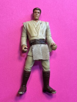 1999 Star Wars Obi-Wan Kenobi Jedi Apprentice 3.75  Action Figure Ep 1 Phantom
