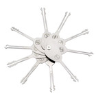 20Pc Foldable Car Lock Double Sided Opener Practice Locksmith Equipment Tool