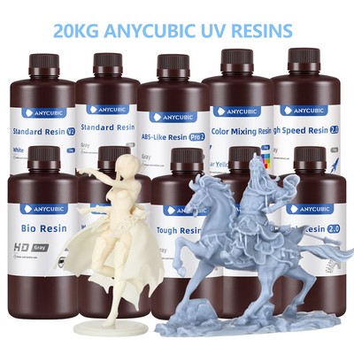20KG 3D-Drucker Resin 14K Harz Standard/ABS-Like/Water Washable/Tough ECO Resin