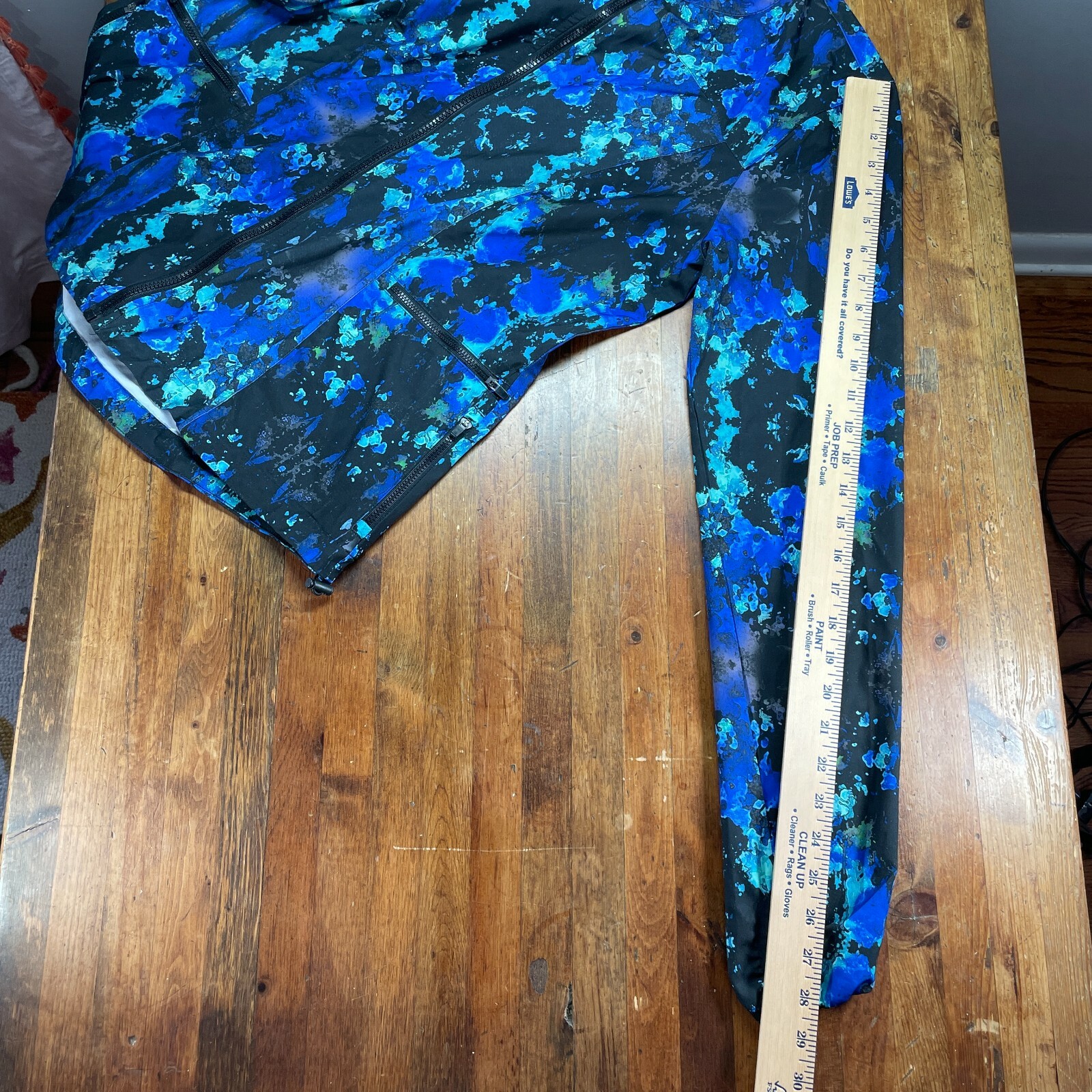 Fabletics Jacket Blue Black windbreaker Training … - image 7