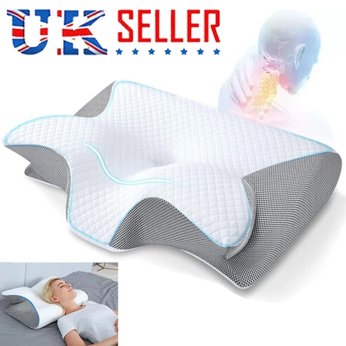 Butterfly Sleep Memory Neck Pillows Slow Rebound Comfortable Memory Foam Sleep.