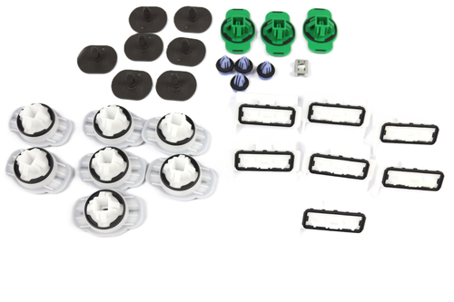 Hasaller ISOFIX Bezugsset Für Audi A4 A5 A6 - Rücksitzhaken Abdeckung 8W0887187