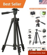 51-Inch Aluminum Tripod: Lightweight, Foldable Design for Laser Measurement