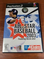 All-Star Baseball 2003 (PS2 PlayStation 2) Complete w/ Manual CIB Black Label