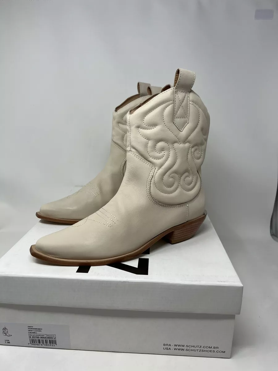 NEW WOMEN S SCHUTZ Zachy Western Ankle COWBOY Boots US SZ 7.5B