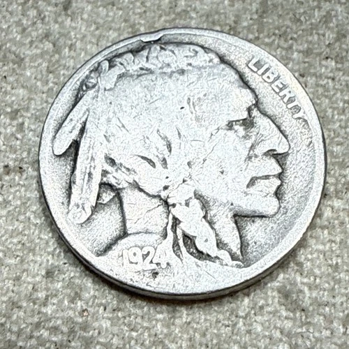 1924 S Key Date Buffalo Nickel