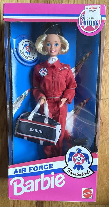 Barbie Air Force Thunder birds Special Edition By Mattel #11552