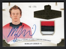 2020-21 The Cup Rookie Class of 2021 Autograph Patch Auto Morgan Geekie 12/25 !!