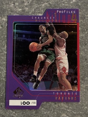 CHAUNCEY BILLUPS 1997-98 UD Sp Authentic Profiles Die-Cut Rookie Sp 100/100
