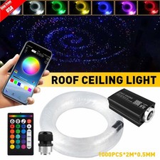 1000pcs Fiber Optic Car Home Headliner Star Light Kit Roof Twinkle Ceiling Light