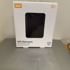 Western Digital WD Elements 2TB USB 3.0 Portable External Hard Drive *NEW*