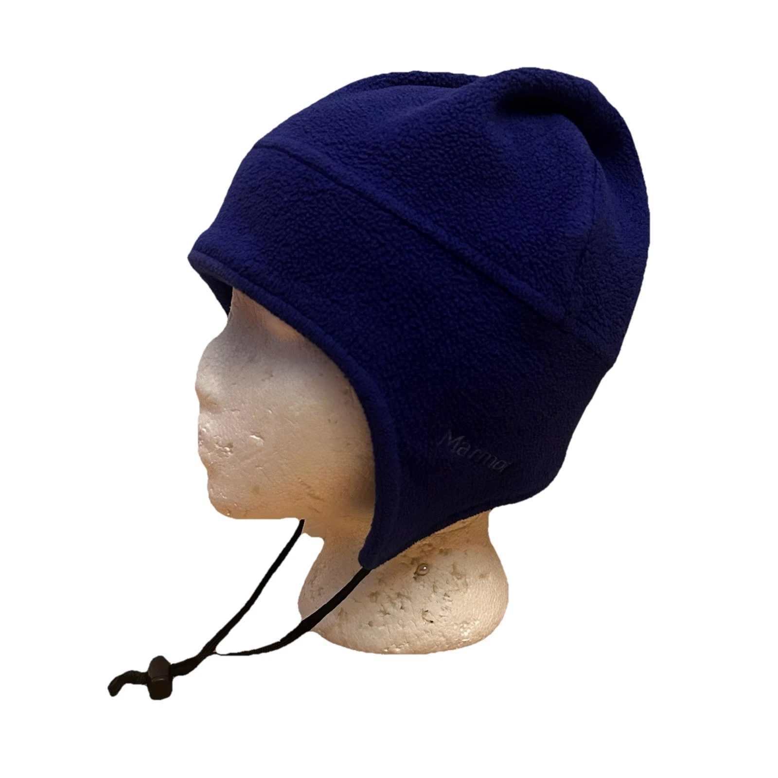 Vintage Marmot Polar Fleece Earflaps Winter Hat Cap Royal Blue One Size USA
Opens in a new window or