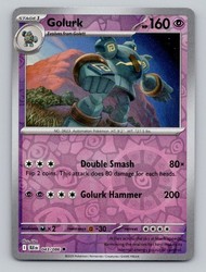 Golurk 043/086 Uncommon Black Bolt Pokemon Reverse Holo