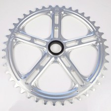 Profile 6061 Aluminum BMX 19mm Spline Drive Only Sprocket USA Made - Silver 39t