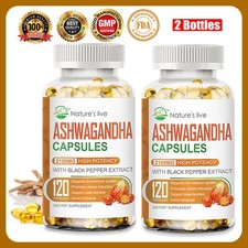 KSM-66 Ashwagandha Root Extract 2100mg, 240 Vegetarian Caps