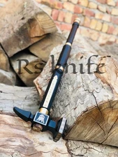 Handmade Viking War Hammer 32" | High Carbon Steel Medieval skull hammer gift