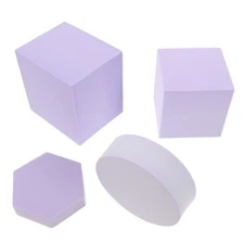  4 Pcs Foam Crafts Cube Photography Prop Polystyrene DIY Geometric