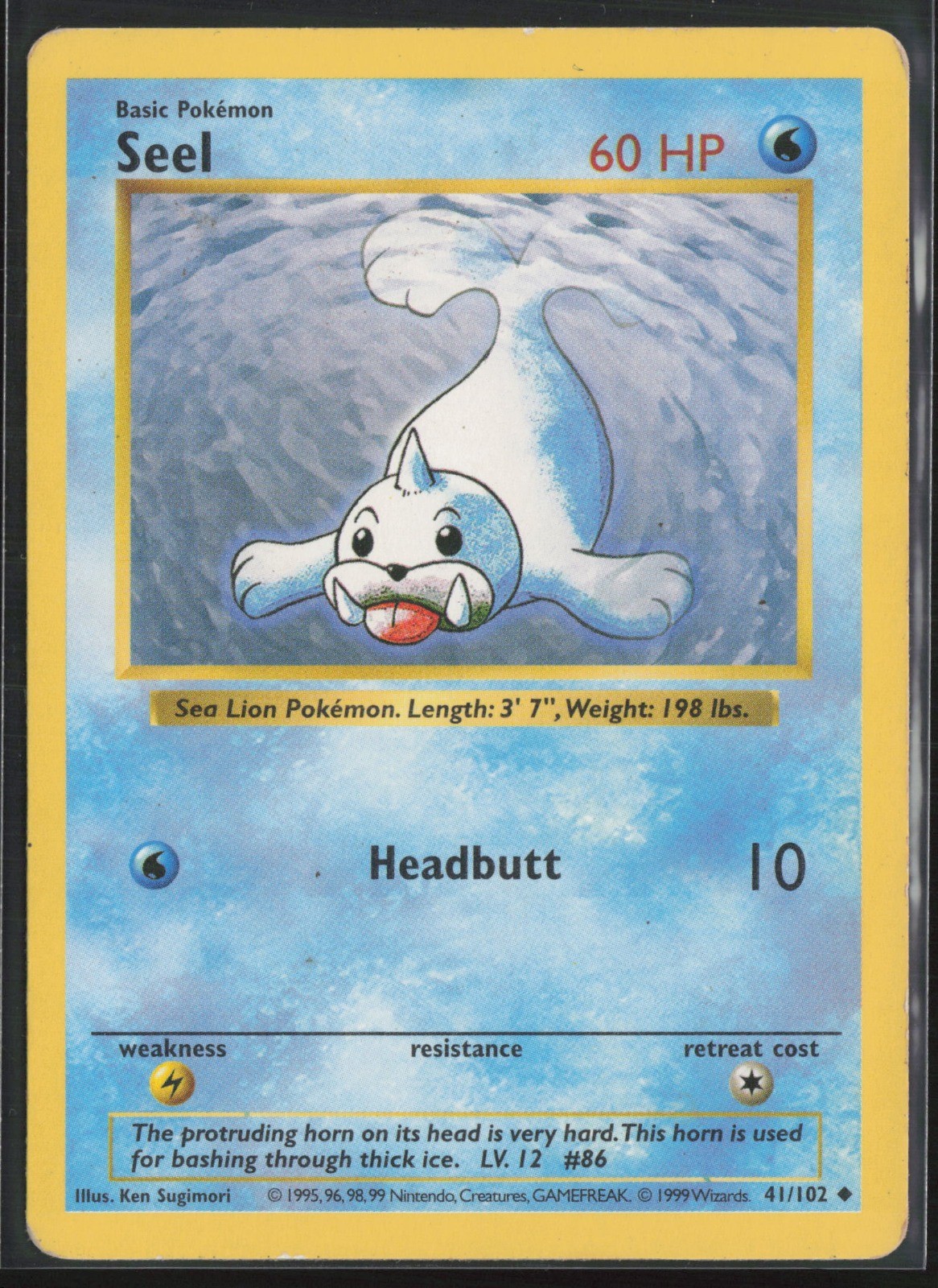Seel 041/102 - Base Set (Shadowless) - MP