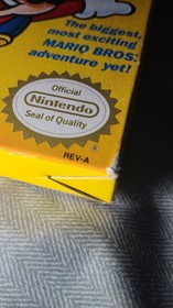 K25i14311 SUPER MARIO BROS 3 W/ BOX & INSTRUCTIONS 1990 NES NINTENDO ORIGINAL 2B