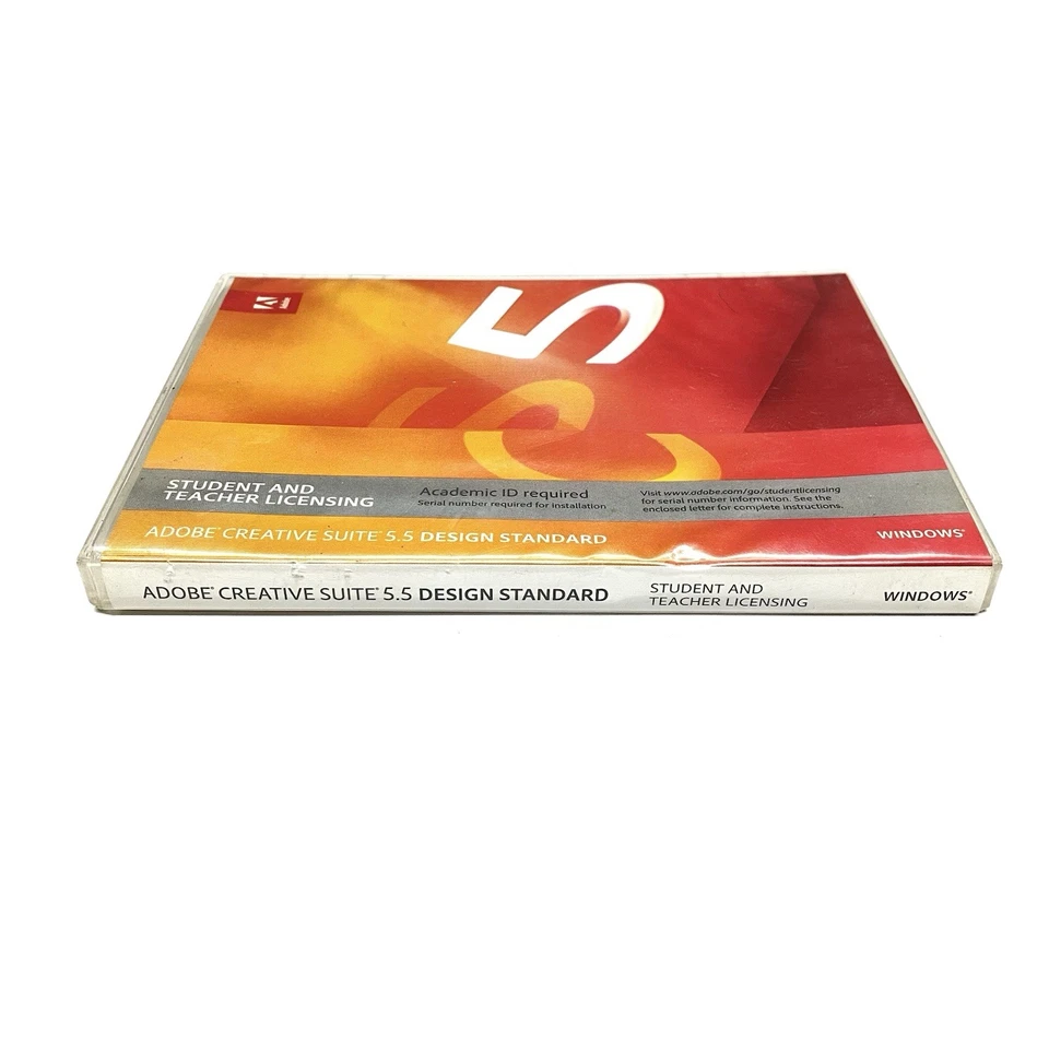 Adobe Creative Suite 5.5 Design Standard Student And Teacher Windows W/ Serial # - Image 2 of 4