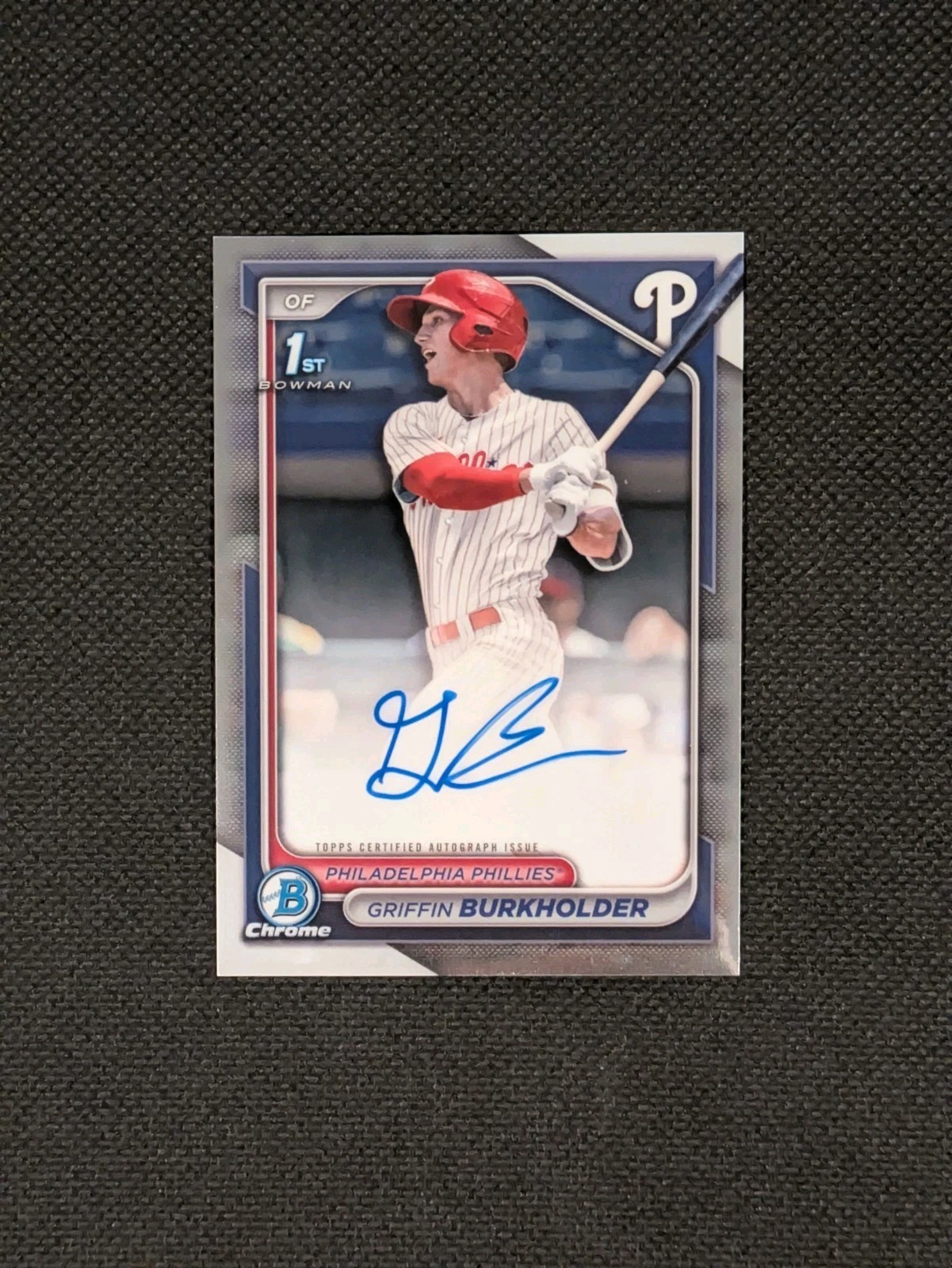 2024 Bowman Draft Griffin Burkholder 1st Bowman Chrome Auto #CPA-GB