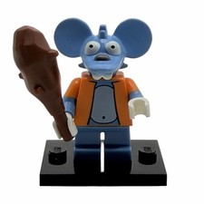 Itchy Lego Simpsons Collectible Minifigure Series 1 Minifig Club Stand 71005 