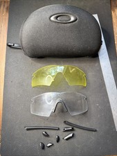 Oakley M Frame Replacement Lenses, Rubber, Case