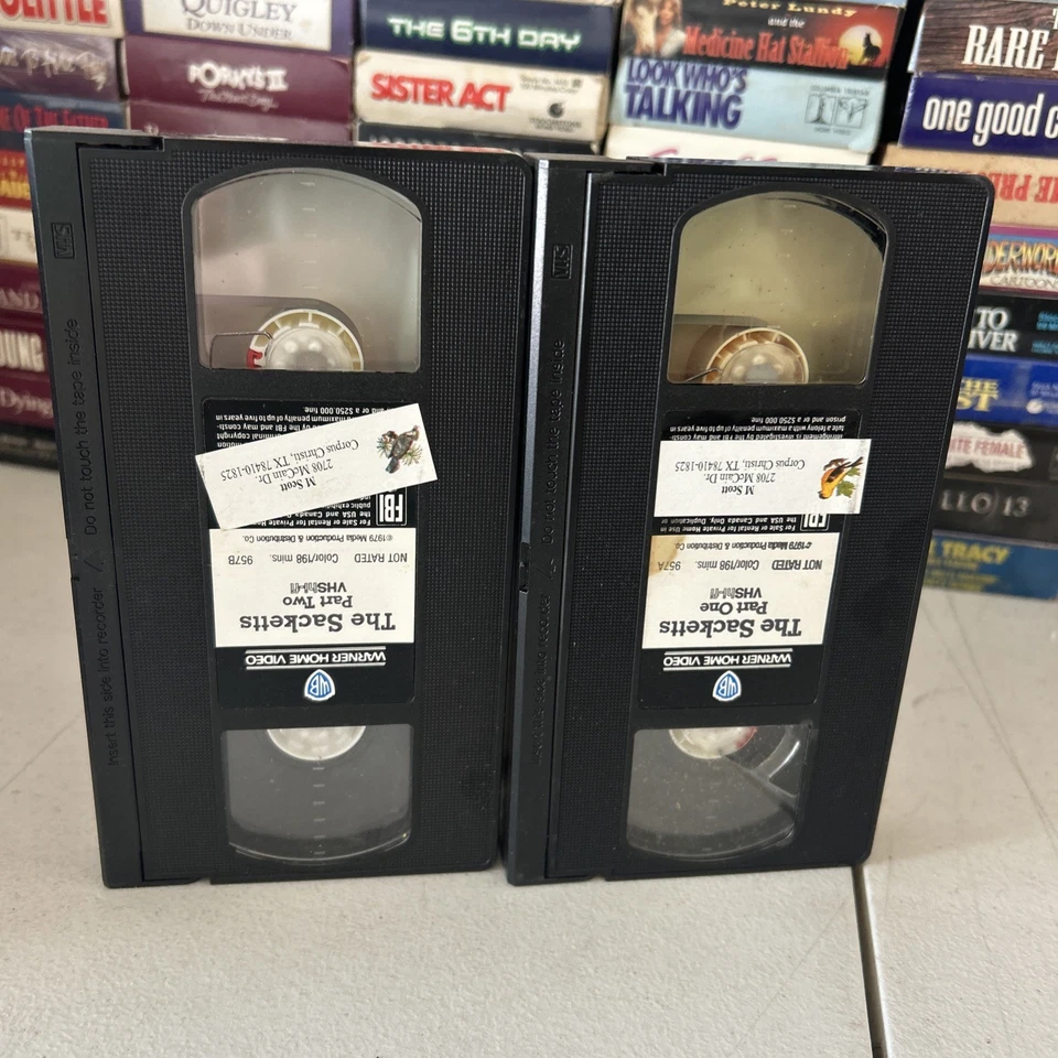 The Sacketts (VHS, 1991, 2-Tape Set) - Image 3 of 3