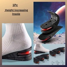 Men Women Invisible Height Increase Insoles Heel Lift Taller Shoe Inserts Pad