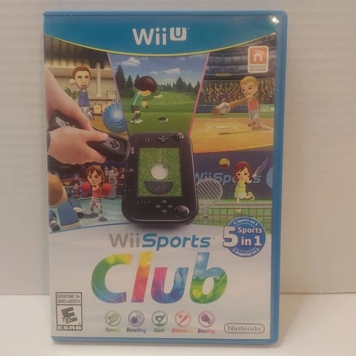Wii Sports Club (Nintendo Wii U, 2014) TESTED - No Manual