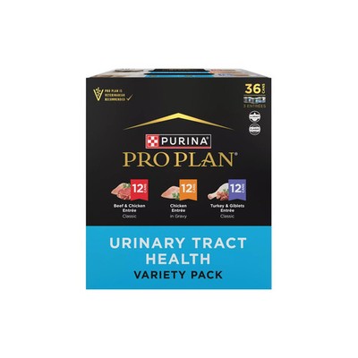 Purina Pro Plan Urinary Tract Health Adult Wet Cat Food Variety Pack 36 Count 10