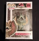 Funko Pop! Movies Jurassic Park Dilophosaurus #550 + Indoraptor #588