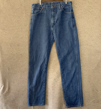 Wrangler Cowboy Cut Jeans Mens 34x35 Blue 5-Pocket Western 13MWZ - SIZE NOTE