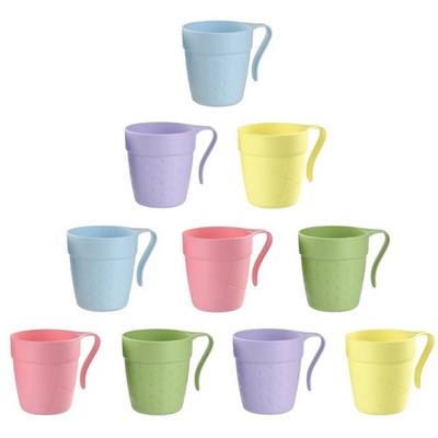 ENGELLAND 10x Kunststoffbecher Kinderbecher Trinkbecher Kaffeebecher Bruchsicher