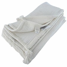 Threshold ivory cream Quilted layering Modern Minimalist Design Queen/king