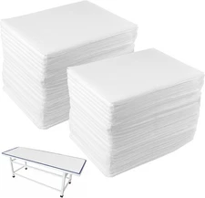 Essential 40 PCS Disposable Bed Sheets - Oil-Proof for Beauty & Massage Therapy