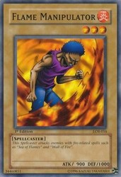 Flame Manipulator LOB-016 Common Unlimited Legend of Blue Eyes White Dragon