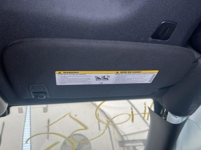 Passenger Sun Visor Wk Body VIN E Or F Fits 14-22 GRAND CHEROKEE 208340
