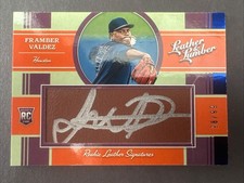 2019 Leather & Lumber Framber Valdez Blue Rookie RC Auto #114 98/99 Tigers