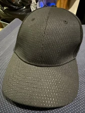 CHEF WORKS BLANK/NO LOGO MESH ADJUSTABLE BASEBALL HAT/CAP, BLACK, FOOD/COOKING