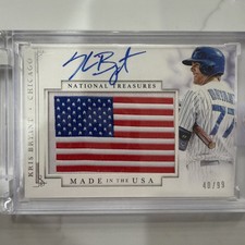 Kris Bryant 2014 National Treasures Made in 🇺🇲 ON CARD Autographed Rookie /99
