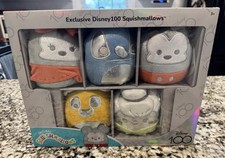 Xclusive Squishmallows Disney100-5pk Set-Mickey/Stitch/Minnie/TinkerBell/ Simba