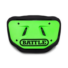 Battle Sports Protective Football Back Plate - NEON GREEN